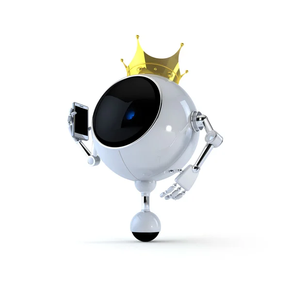 Rei Robô — Fotografia de Stock