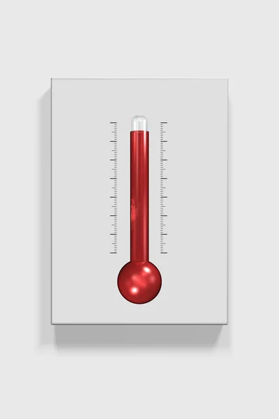 Termometr 3D — Zdjęcie stockowe