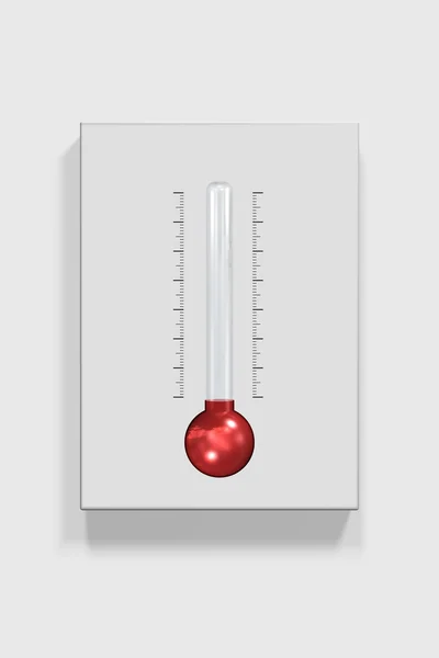 3D Thermometer — Stock Photo, Image