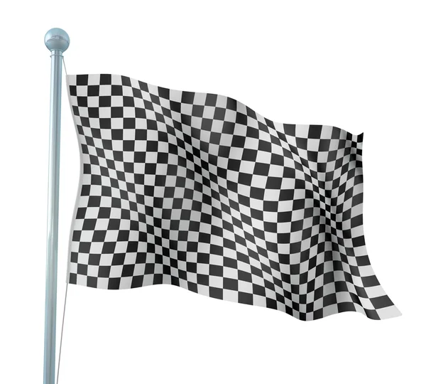 Bandeira de acabamento de detalhe — Fotografia de Stock