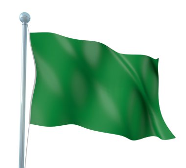 Libya Arap Halk Sosyalist Cemahiriyesi libya bayrağı render detay