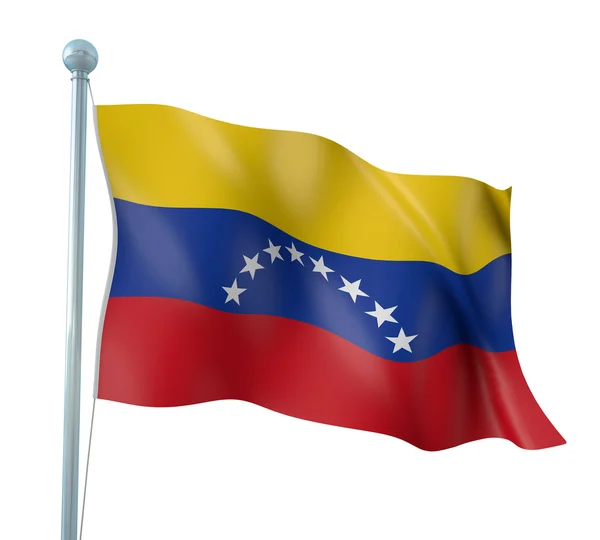 Venezuela flag detail rendern — Stockfoto