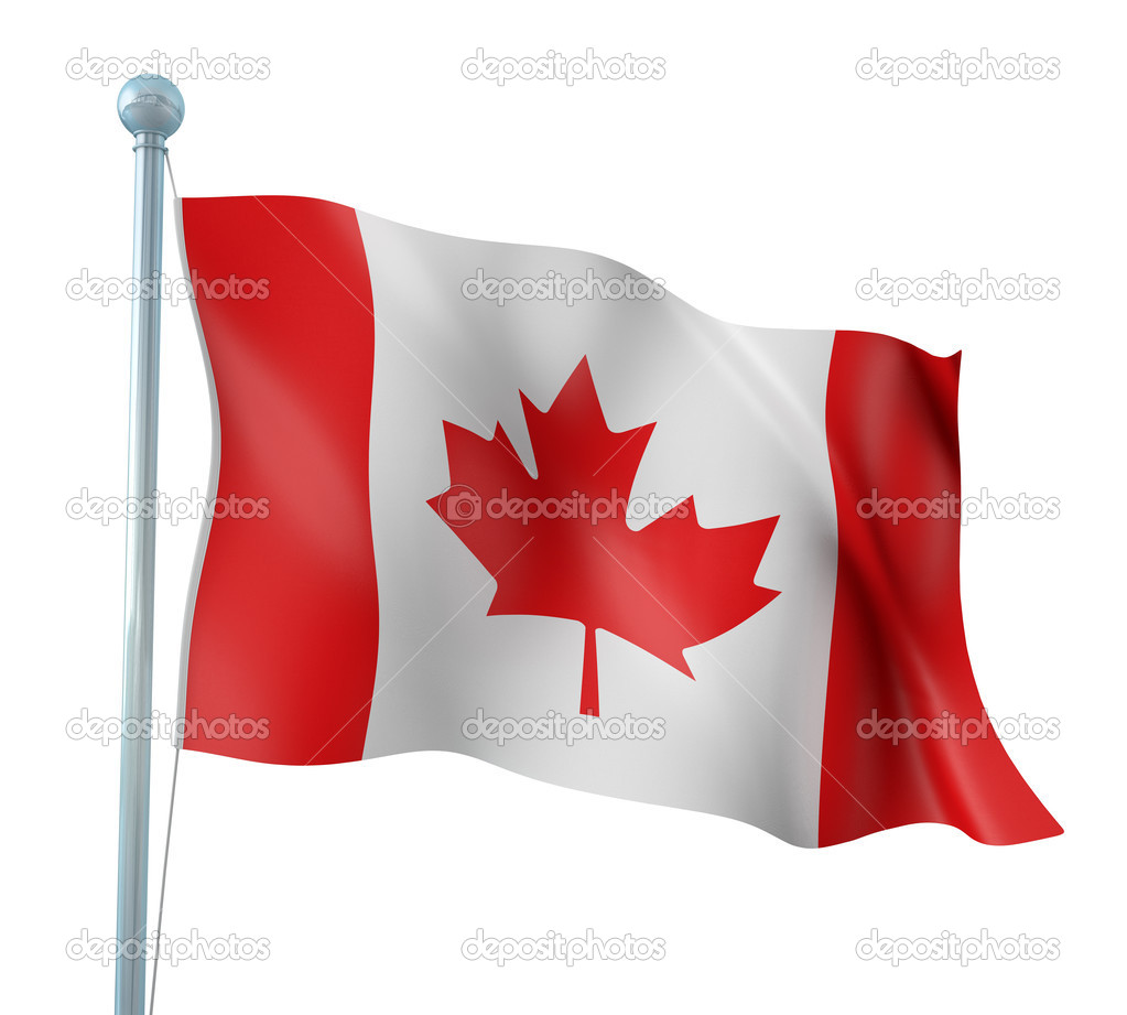 Canada Flag Detail Render
