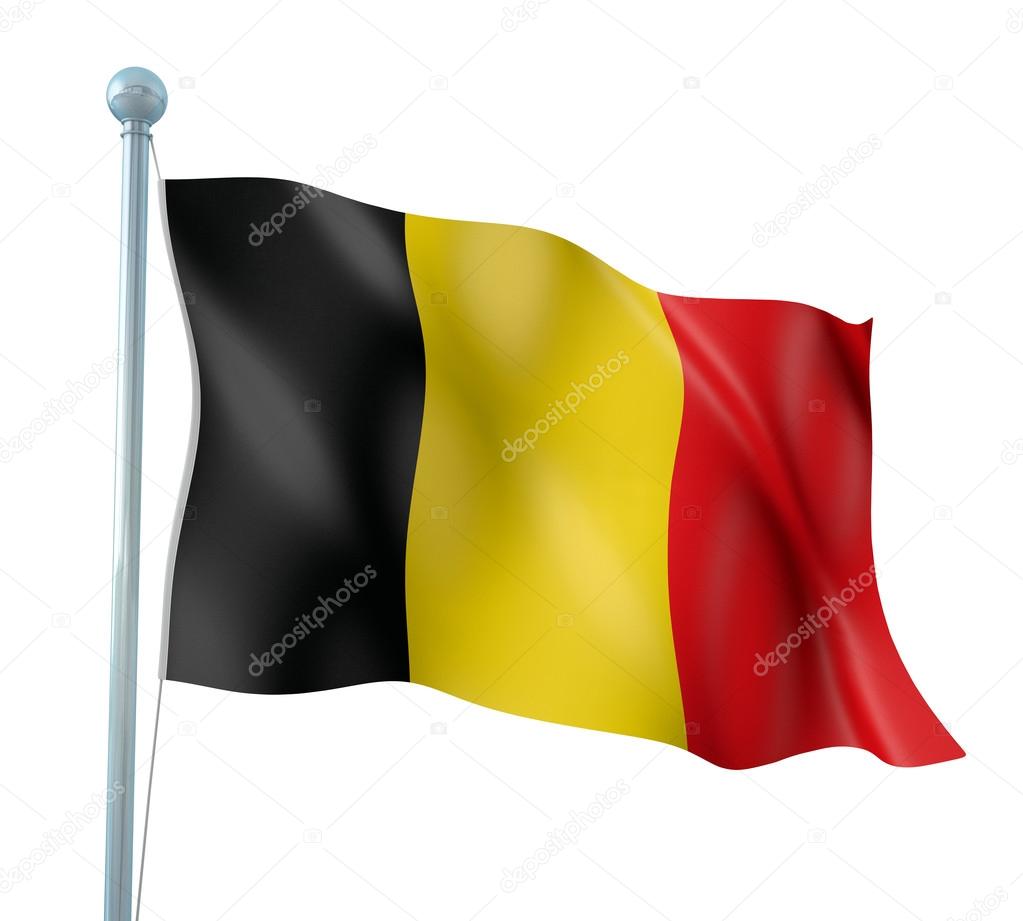 Belgium Flag Detail Render