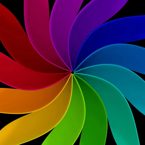 3D Colorful Line Background — Stock Photo, Image