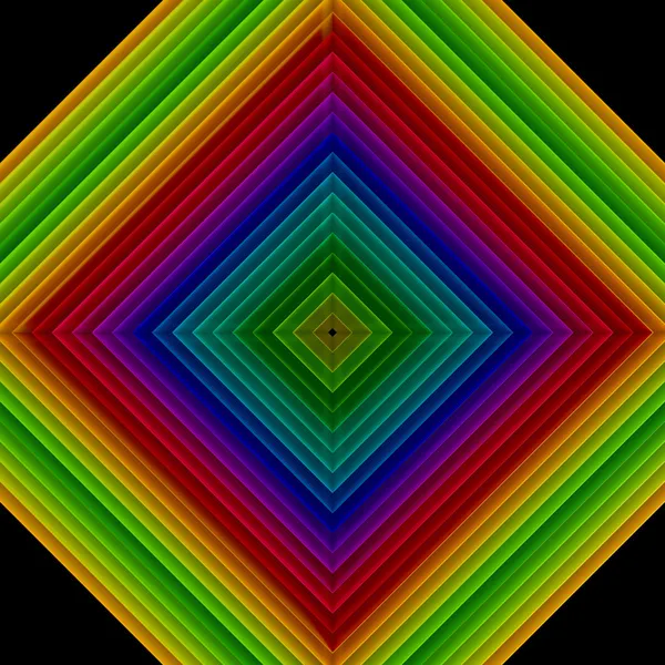 3D барвистий квадратний фон — стокове фото