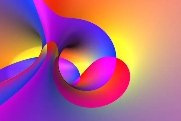 3d abstrato espiral — Fotografia de Stock