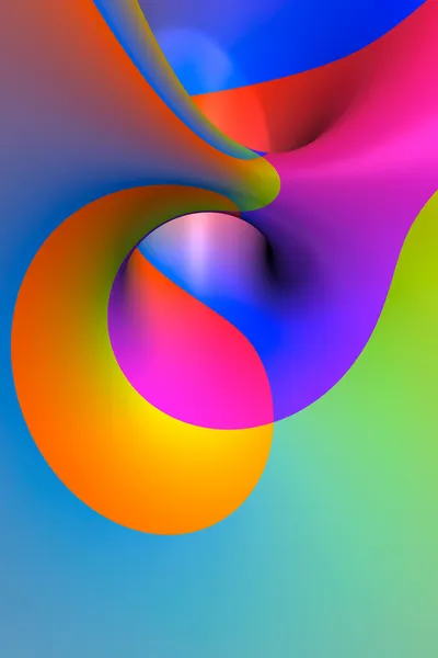 3D Abstract Spiral — Stock Photo, Image