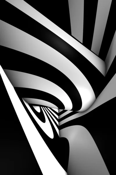 3D abstrakt spiral — Stockfoto
