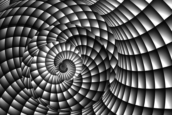 3d abstrato espiral — Fotografia de Stock