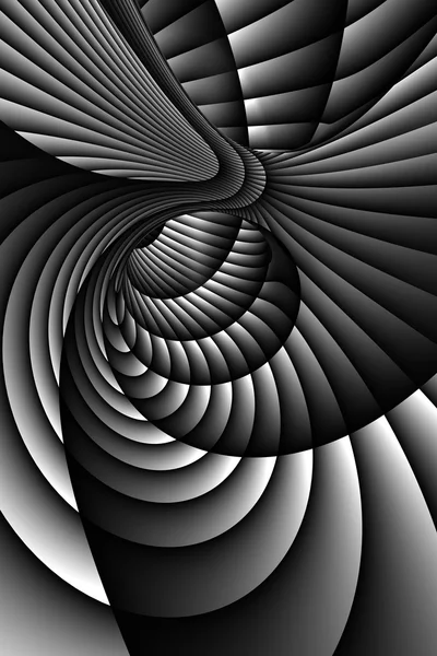 3d 抽象螺旋 — 图库照片