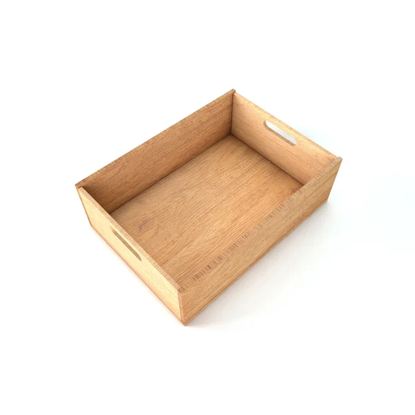 Caja de cajas de madera para alimentos, frutas y verduras —  Fotos de Stock