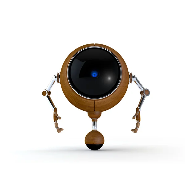3D-Abbildung des Roboters — Stockfoto