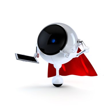 robot akıllı yastık tutmak