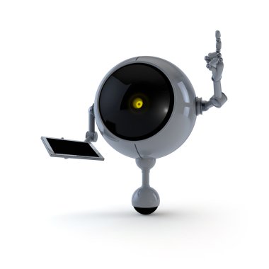 robot akıllı yastık tutmak