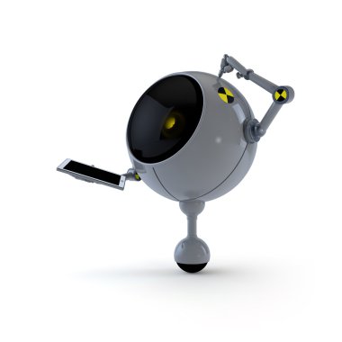 robot akıllı yastık tutmak