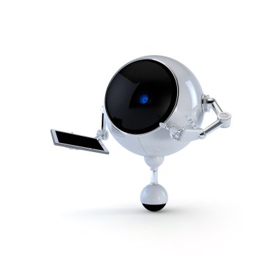 robot akıllı yastık tutmak