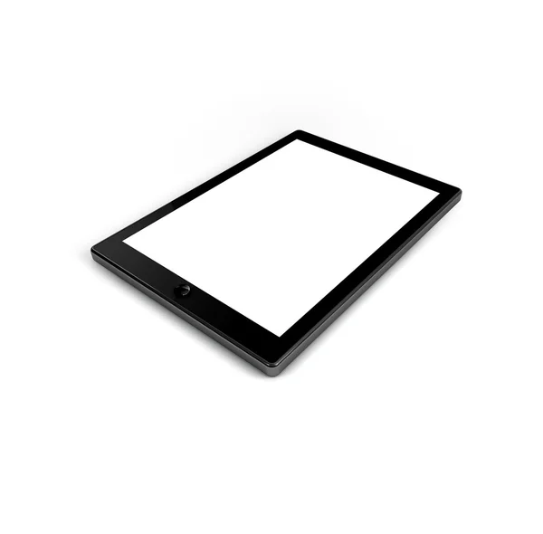 白で隔離される電子パッド デバイスの 3 d イラストレーション — ストック写真