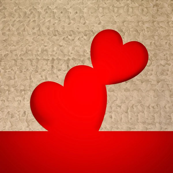 Paper Hearts — Stock Photo, Image