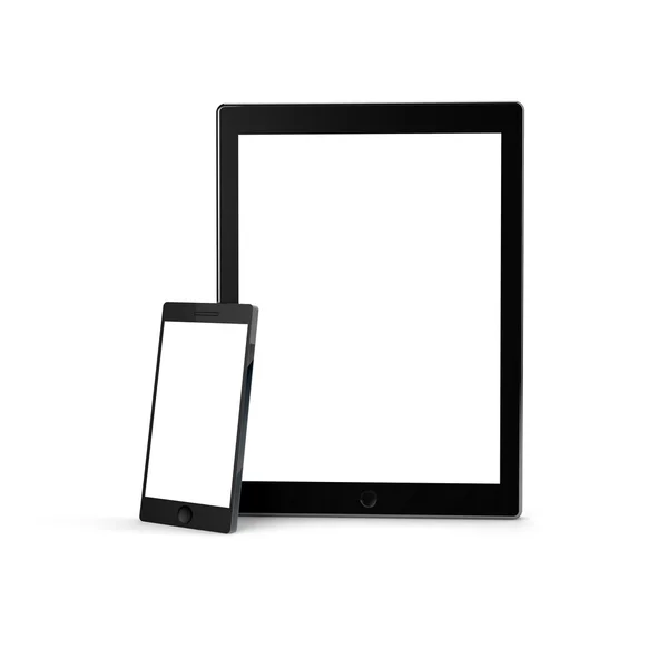 Smart Pad and Smart Phone — Stock Photo, Image