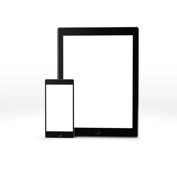 Inteligentní pad a chytrý telefon — Stock fotografie
