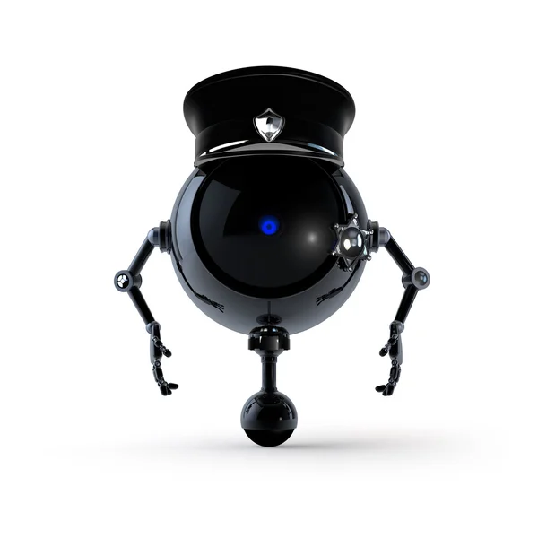 Robot 3D çizimi — Stok fotoğraf