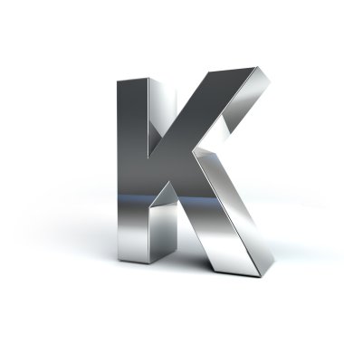 metal alfabe karakteri k