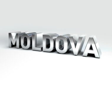 3D ülke metin Moldova