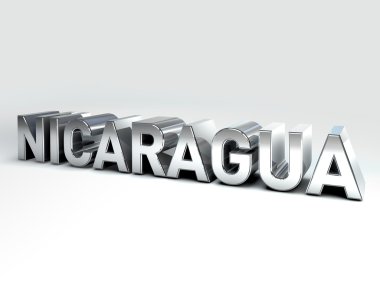 Nikaragua 3D ülke metin