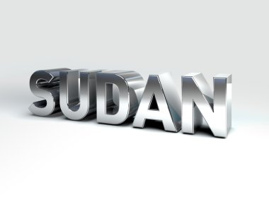 3D ülke metin sudan
