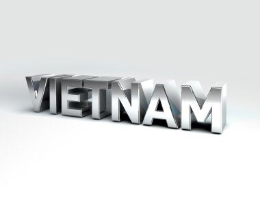 3D ülke metin Vietnam