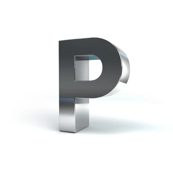 metal alfabe karakteri p