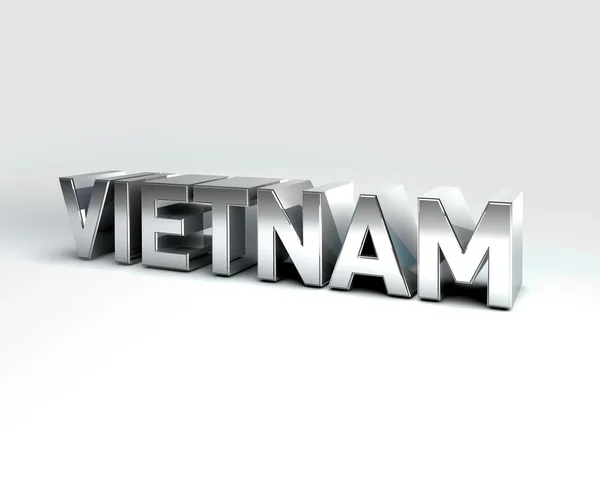 3d Ländertext von Vietnam — Stockfoto