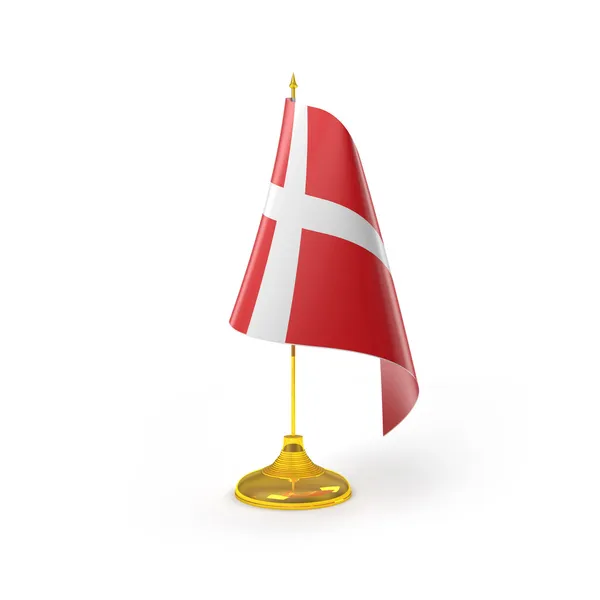 Under dansk flagg — Stockfoto