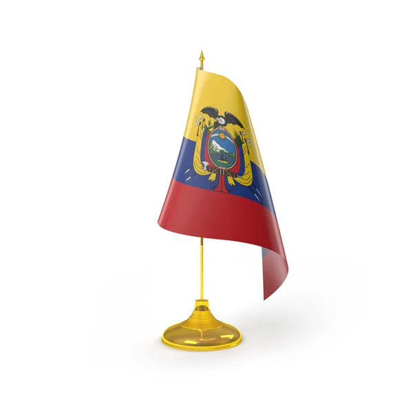 厄瓜多尔的旗子 — 图库照片