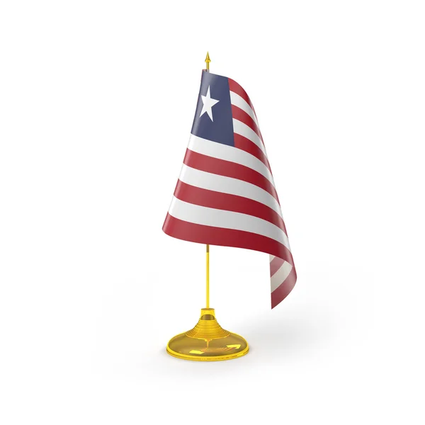 Flagga liberia — Stockfoto