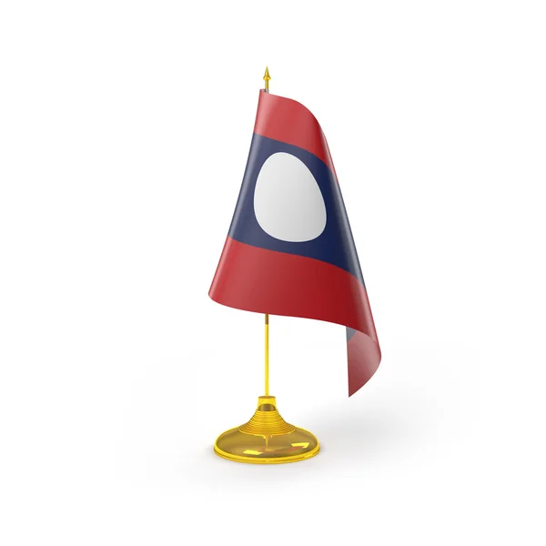 Flaga Laosu — Zdjęcie stockowe