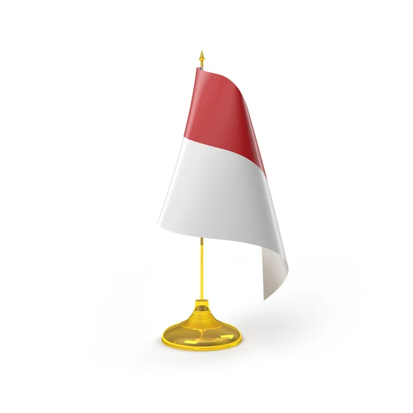 Monaco zászlaja — Stock Fotó
