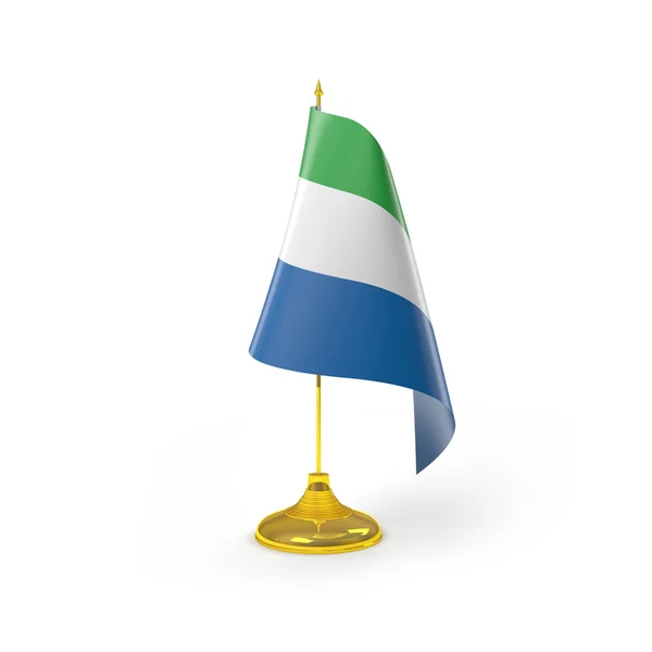 Flag of Sierra Leone — Stock Photo, Image