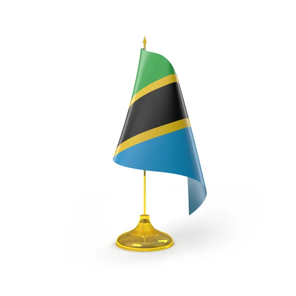 Tanzánia zászlaja — Stock Fotó