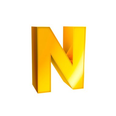 Altın alfabe karakteri n