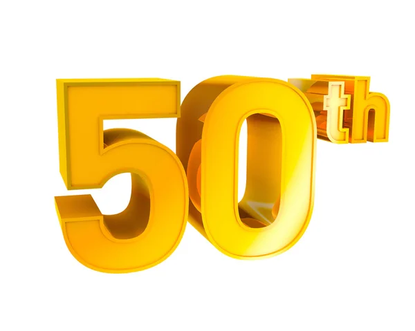 Alphabet d'or Anniversaire 50 — Photo