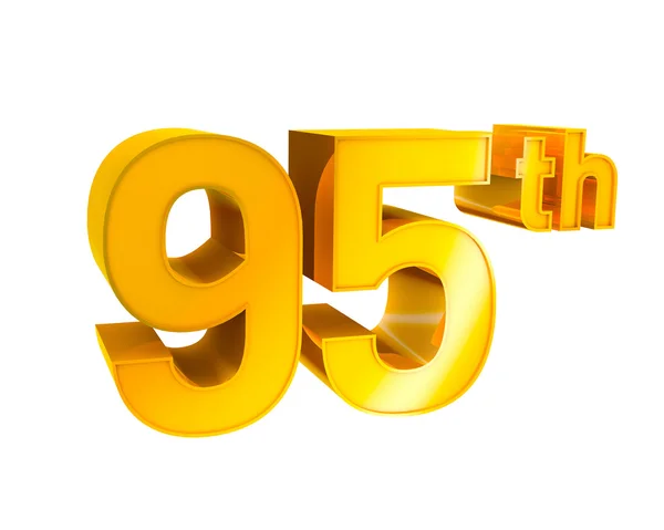 Arany ábécé évforduló 95 — Stock Fotó