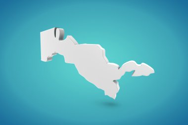 Özbekistan haritası