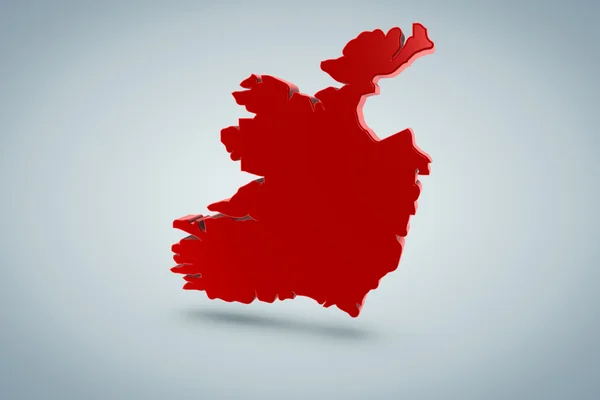 Karta över Irland — Stockfoto
