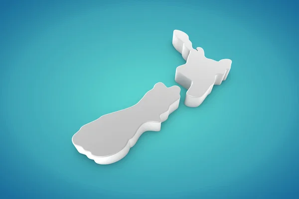 Map of New Zealand — Stock Photo, Image