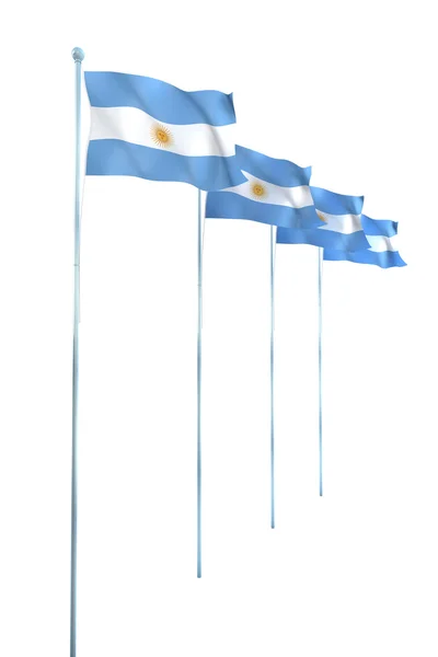 Flagge Argentiniens — Stockfoto