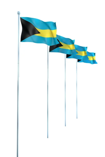Bandera de Bahama —  Fotos de Stock