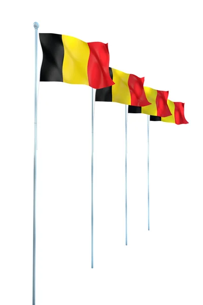 Bendera Belgia — Stok Foto