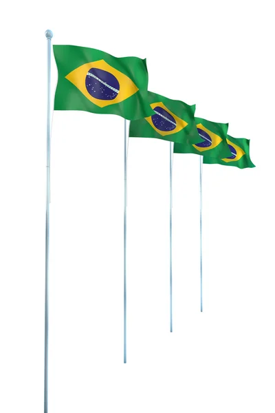 Vlag van Brazilië — Stockfoto